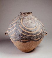 藏品(馬廠四大圈網紋雙耳壺)的圖片
