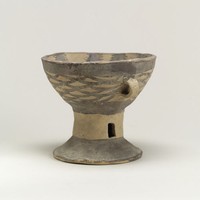 藏品(馬廠交叉鱗紋雙耳豆)的圖片