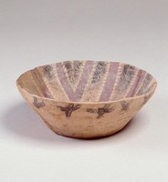 藏品(馬廠波折鋸齒紋彩陶盆)的圖片