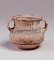 藏品(馬廠帶狀曲折紋雙耳罐)的圖片