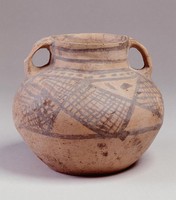 藏品(馬廠菱形網紋雙耳罐)的圖片