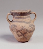 藏品(辛店文化雙鉤紋雙耳罐)的圖片