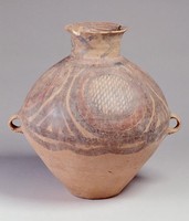 藏品(馬廠四大圈菱形紋雙耳壺)的圖片