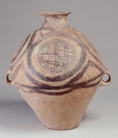 藏品(馬廠四大圈方格紋雙耳壺)的圖片