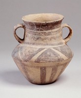 藏品(辛店文化三角直紋雙耳罐)的圖片