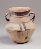 藏品(辛店文化兀字紋雙耳罐)的圖片