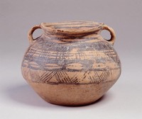 藏品(馬廠波折榖紋雙耳罐)的圖片