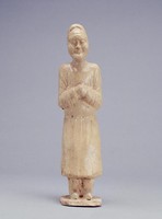 藏品(黃釉男僕俑)的圖片