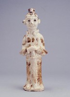 藏品(影青褐斑武士俑)的圖片