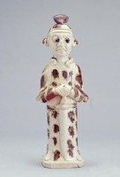 藏品(影青褐斑武士俑)的圖片