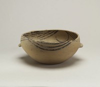 藏品(馬家窯水波紋雙耳缽)的圖片