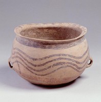 藏品(馬廠水波紋雙耳缽)的圖片