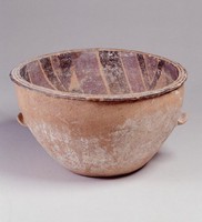 藏品(馬廠旋紋內彩雙耳缽)的圖片