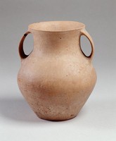 藏品(齊家文化雙耳紅陶罐 )的圖片