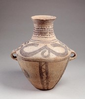 藏品(辛店文化雙鉤紋壺)的圖片