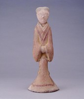 藏品(彩繪女侍俑)的圖片