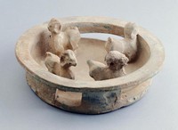 藏品(綠釉羊圈)的圖片