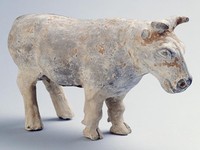 藏品(灰陶牛)的圖片