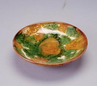 藏品(三彩印花圓碟)的圖片