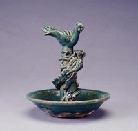 藏品(石灣龍鳳油燈)的圖片