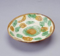 藏品(三彩印花圓碟)的圖片