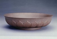 藏品(宜興紫砂蓮瓣盤)的圖片