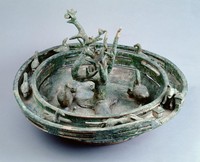 藏品(綠釉樹池陶盆)的圖片