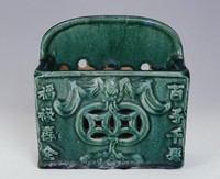 藏品(綠釉箸筒)的圖片