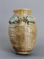 藏品(雙蟹扁簍壁掛)的圖片