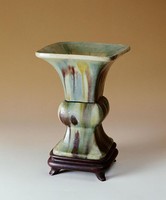 藏品(三彩方觚)的圖片