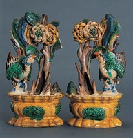 藏品(雀鳥花座)的圖片