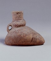 藏品(馬廠彩繪靴形陶壺)的圖片