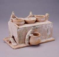 藏品(綠釉陶灶)的圖片