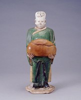 藏品(三彩男僕俑)的圖片