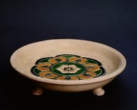 藏品(三彩三足盤)的圖片