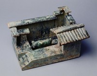 藏品(綠釉豬圈)的圖片