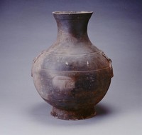藏品(灰陶加彩大壺)的圖片