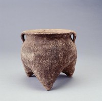 藏品(紅陶袋足鬲)的圖片