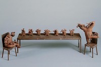 藏品(願謙卑倒立與宇宙共享同生,風雲際會不過是宇宙自然暫棲的箱殼)的圖片