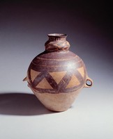 藏品(半山凸頸三角折曲紋雙耳壺)的圖片