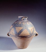 藏品(半山三角折曲紋雙耳壺)的圖片