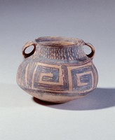 藏品(馬廠回紋雙耳壺)的圖片