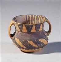 藏品(馬廠葉紋雙耳小罐)的圖片