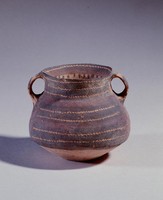 藏品(馬廠七線鋸齒紋雙耳罐)的圖片