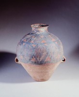 藏品(馬廠橢圓線球紋雙耳壺)的圖片