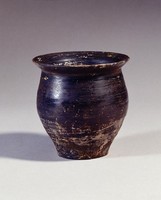藏品(龍山文化撇口黑陶小罐)的圖片