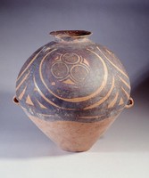 藏品(馬廠四大圈三圓紋雙耳壺)的圖片
