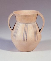 藏品(齊家文化豎線紋雙耳壺)的圖片