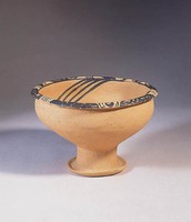 藏品(馬家窯黑彩豆)的圖片