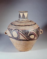 藏品(半山渦漩圈紋雙耳壺)的圖片